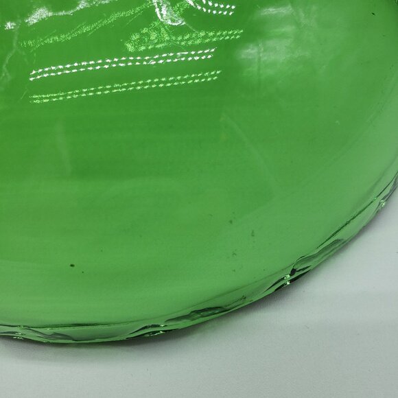 E.O. Brody M2000 Vintage Green Scalloped Pedestal Bowl or Candy Dish - Picture 8 of 11